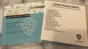 John Frusciante Promo CD’s “To record only water For 10 Days” & “Song To - Imagen 1 de 11
