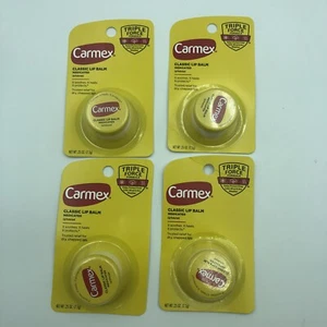 Carmex Original Classic Lip Balm Jar, 0,25 once ciascuno - Lotto di 4 - Foto 1 di 3