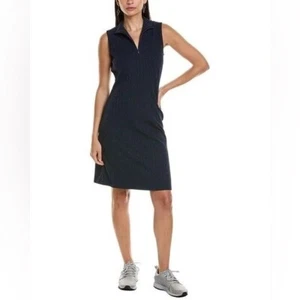 J.McLaughlin Bedford Navy Angle Stripe Jacquard Dress Size Medium NEW - Bild 1 von 14