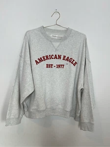 American Eagle Grafik Relaxed Fit Sweatshirt Übergröße 2XL Neu mit Etikett - Bild 1 von 6