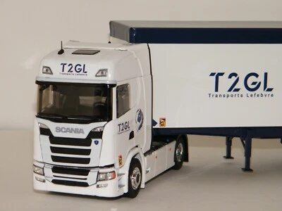 SCANIA 500 S BENNE CÉRÉALIÈRE TRANSPORTS T2GL ELIGOR 1/43 Réf 118131 - Photo 1/4