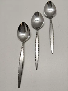 Lot of 3 Oneida Silver Community Venetia Stainless Place/Oval Soup Spoon 6.875" - Picture 1 of 7