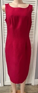 Danillo Pink Sleeveless Sheath Dress Women’s Size 12 - Picture 1 of 5
