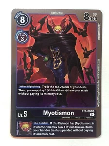 Digimon New Awakening Myotismon BT8-080 R NM/M - Picture 1 of 1