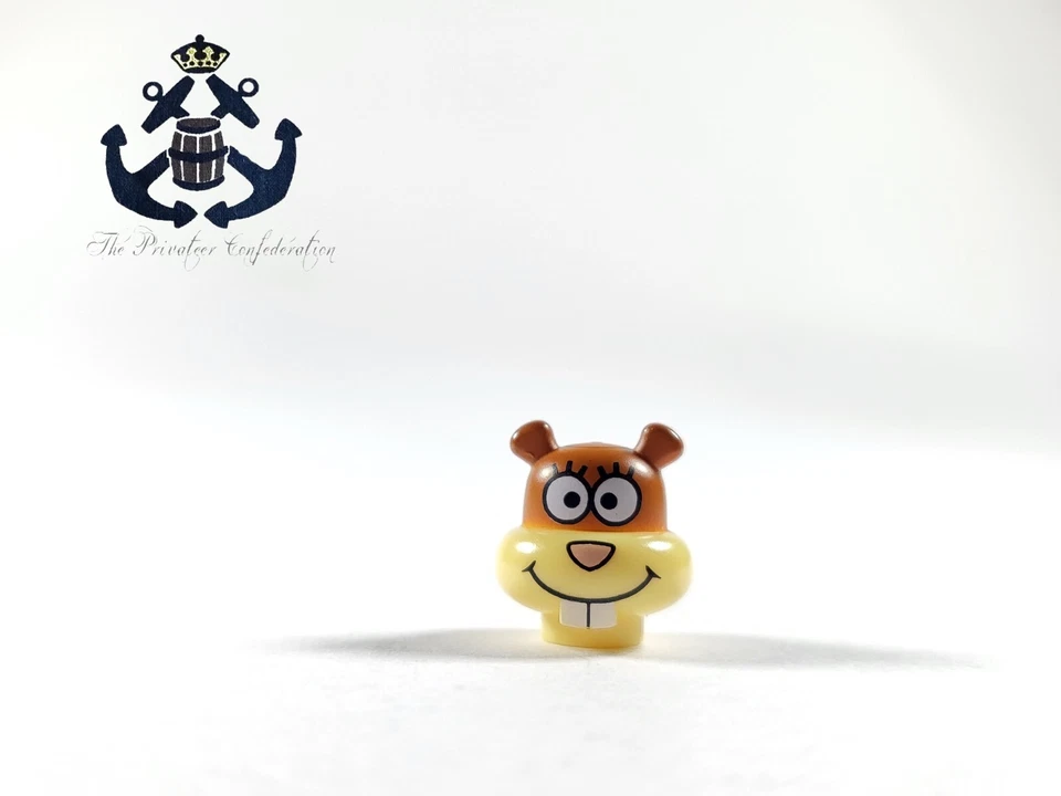 LEGO SpongeBob SquarePants Minifigure Sandy Cheeks Head Squirrel 61285pb01 3831 - Image 1 of 1