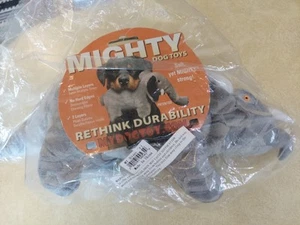 Triceratops Mighty Dog Toy Canine Plush Durable Chew 2 Layers Dinosaur  - Picture 1 of 7