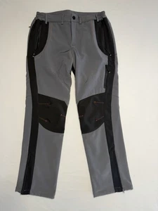 Bombshell Herren 36x30 Softshell Wanderhose grau schwarz Fleece gefüttert - Bild 1 von 7