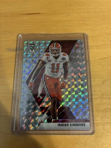 2020 Panini Mosaic Silver Prizm Rookie #245 Isaiah Simmons Arizona Cardinals - Picture 1 of 2