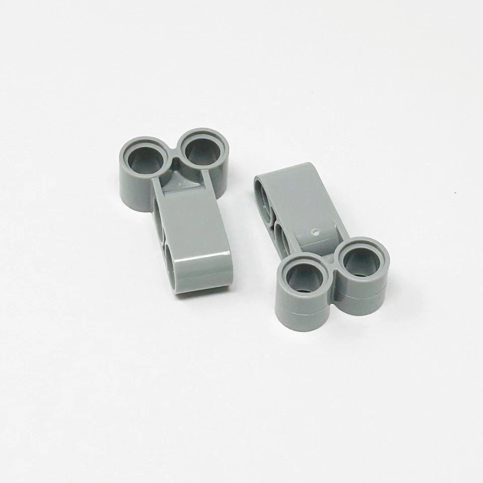 32557 LEGO Parts Technic conector de pino angular duplo 3L CINZA AZULADO CLARO (2) - Imagem 1 de 1