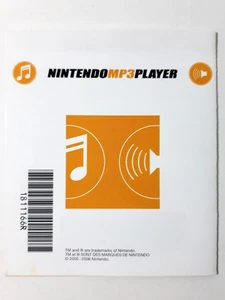 Nintendo MP3 Player VIP 24:7 Pin Points Card (DS Lite, Club Code, 250 Stars) - Picture 1 of 4