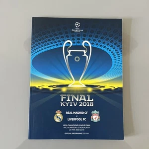 2018 CHAMPIONS LEAGUE FINAL - LIVERPOOL v REAL MADRID -PROGRAMME - Picture 1 of 2