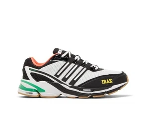 Adidas Supernova Cushion IRAK Core Black Footwear White/Vivid Green GZ9787 9.5 - Picture 1 of 10