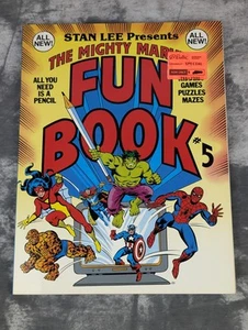Mighty Marvel Superheroes Fun Book #5 Stan Lee Presents 1979 1st Edition - Picture 1 of 21