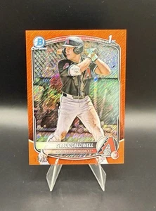 Slade Caldwell 2025 Bowman Chrome Prospects Orange Shimmer #BCP-21 🔥16/25 - Foto 1 di 2