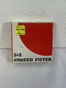 Filtro rivestito vintage S&K 55 mm F-TB Shiro Photo Co. Ltd prodotto in Giappone - Foto 1 di 8