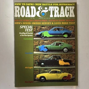 ROAD & TRACK July 1973 Magazine BMW Vs Capri - Imagen 1 de 5