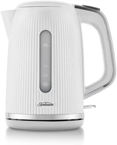 Brightside Gloss Kettle, 1.7 Litre Capacity, White - Picture 1 of 7