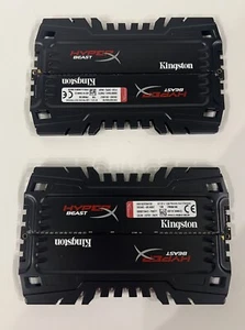 Lot of 4 Kingston HyperX Beast 4GB DDR3 1600 PC3 19200 SDRAM KHX16C9T3K4/16X - Picture 1 of 2