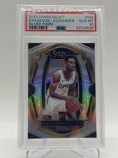 Shai Gilgeous Alexander Select Premier Silver Prizm PSA 10!
