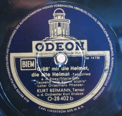 Kurt Reimann / Kurt Drabeck 78 RPM / Tausend Rote Rosen Blüh`n (01-0523-PL) - Bild 1 von 2