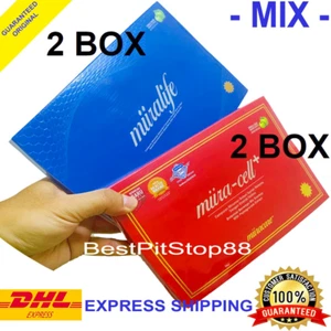 COMBO (2x Miira-Cell+ & 2x Miira-Life) Revoobit Stem Cell 24 Sachets Per Box - Picture 1 of 14