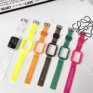 Transparent Strap Watch case with Strap Anti-scratch Anti-Drop for Mi Band8 Pro - Picture 1 of 19