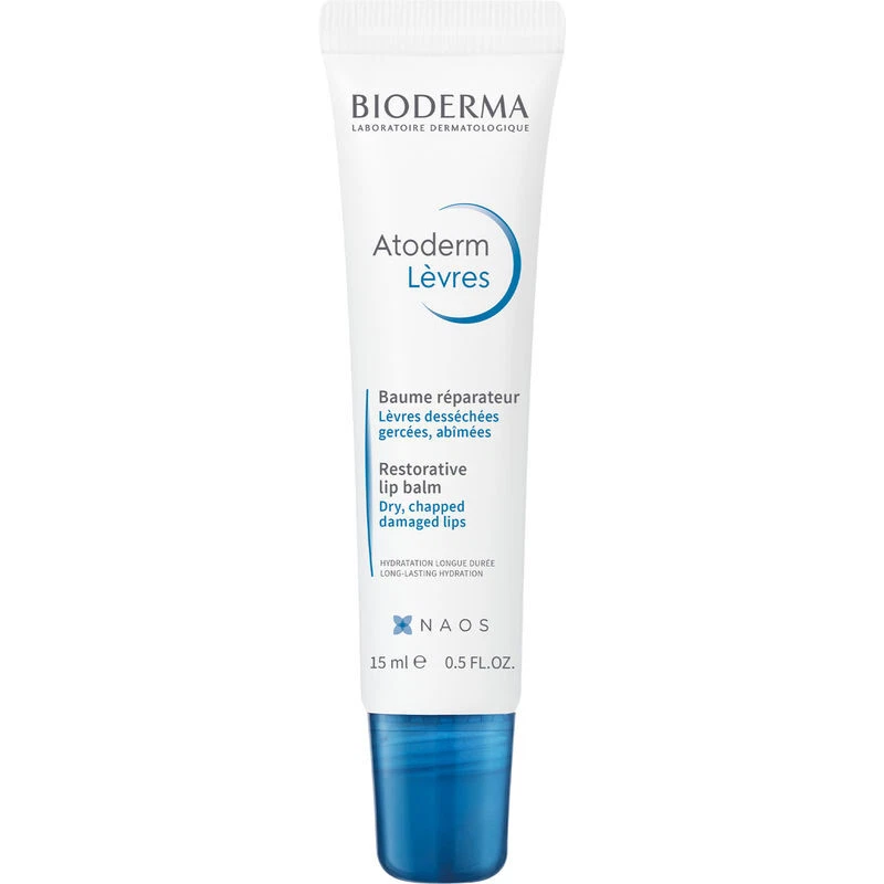 Bioderma Atoderm Lip Balm Restorative Dry Damaged Chapped Lips 15ml NEW - Image 1 of 1