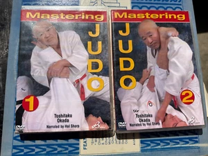 Mastering Judo Vol 1 & 2 Toshitaku Okada Narrated by Hal Sharp TWO DVDs - Imagen 1 de 3