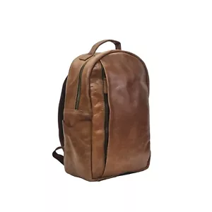Mochila de cuero. Bolso, mochila, bolso de hombro escolar, equipaje de mano de viaje - Imagen 1 de 35