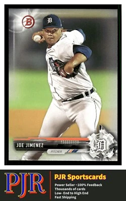 2017 Bowman #BP38 Joe Jimenez Detroit Tigers Prospects - Image 1 of 2