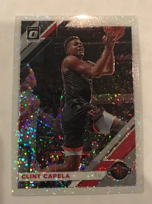OPTIC PRIZM 2019-20 CLINT CAPELA WHITE SPARKLE ONLY 20 Made Rockets - Image 1 of 2