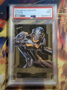2024 Skybox Metal Universe Avengers - Ultron GOLD FX 92 PSA 9 - Picture 1 of 2