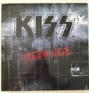 KISS REVENGE LP THE FIRST UK PRESSING ON BLACK VINYL WITH RED LABEL 1992 - Picture 1 of 5