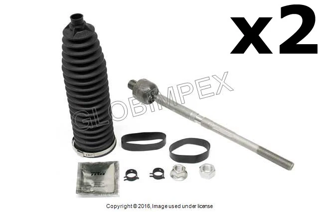 Saab 9-3 (2006-2007) Tie Rod End Left and Right Inner (2) TRW OEM + Warranty Foto 1 de 1