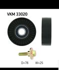 SKF Poly V Ribbed Belt Deflection Guide Pulley VKM 33020 FOR 406 C8 807 