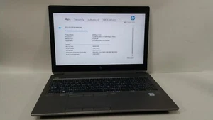 HP ZBook 15 G5 Intel Xeon E-2176M @2.70 GHZ ,32GB RAM 512GB NVMe NO OS. - Imagen 1 de 12