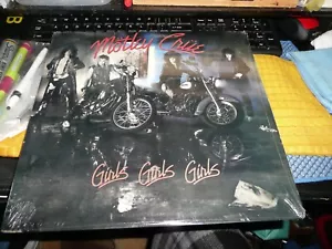 record LP Factory Shrink Motley Crue . Rock. Girls Girls Girls NM- - Picture 1 of 2