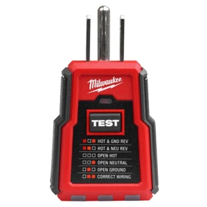 Milwaukee 2223-20 GFCI Receptacle Tester - Picture 1 of 1