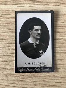 A. W. Boucher - Wales - OGDENS GUINEA GOLDS-FOOTBALLERS BASE M 1899 - Picture 1 of 2