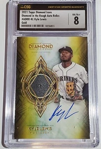 2021 Topps Diamond Icons Diamond in the Rough Kyle Lewis 1/1 REAL 1/1 w/Diamond - Picture 1 of 2