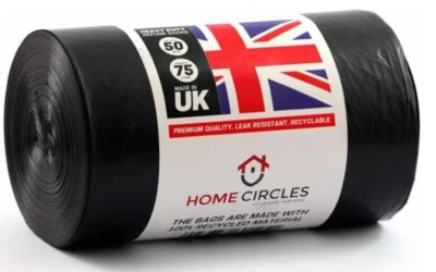 HOME CIRCLE Bin Bags Heavy Duty (50 Bags Per Roll)