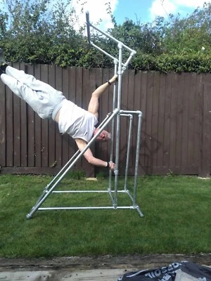 Pull Up Station Pull Up bar Calisthenics & Full Body Workout, Human Flag - Imagen 1 de 4