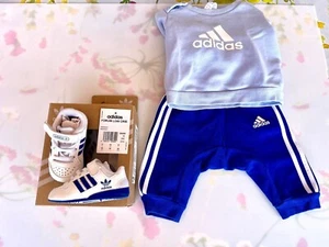 TUTA ADIDAS NEONATO PIU SCARPINE BUONE CONDIZIONI QUASI PARI A NUOVO - Foto 1 di 6