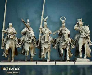 Highland Miniatures Einheit von 5 Gralrittern für Warhammer Fantasy/AOS - Bild 1 von 2
