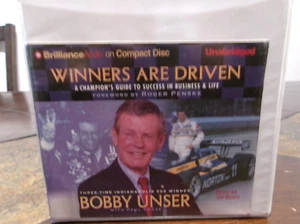 WINNERS ARE DRIVEN BOBBY UNSER 6 CDS AUDIOBOOK-UNABRIDGED-GUIDE TO SUCCESS- - Bild 1 von 8