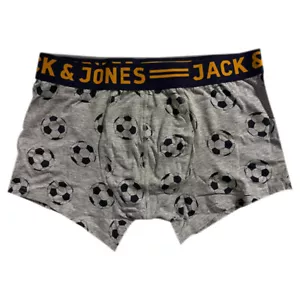 Mens Jack & Jones 3 Pack Boxer Shorts Underwear Trunks Branded Multi Pack Gift - Picture 1 of 13