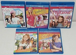 5 Lot American Girl Blu-Ray & DVD COMBO Packs ~ Isabelle,McKenna,Grace,Lea,Saige - Picture 1 of 4