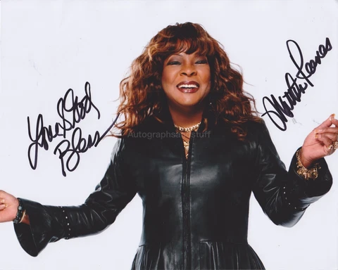 Martha Reeves HAND SIGNED 8x10 Photo Autograph Dancing In The Street Jimmy Mac B Cover