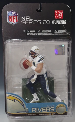 McFARLANE PHILIP RIVERS SAN DIEGO CHARGERS SERIES 20 FIGURINE NFL FOOTBALL MIB Cover