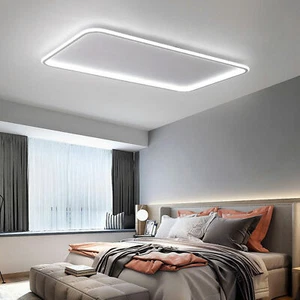 Modern Ceiling Light LED Acrylic Lamp Flush Mount Chandelier Bedroom 72W 240V - Picture 1 of 12